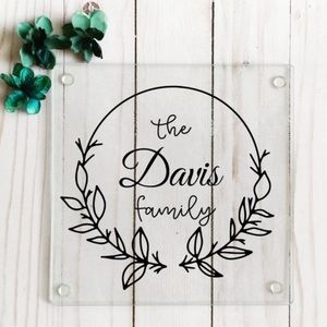 PERS0NALIZED Glass Cutting Board